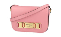 Prada Women's Pink Leather Corsaire Shoulder Bag 1BD244