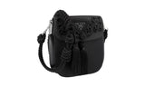 Prada Women's Black Margit Embroided Shoulder Bag 1BD259