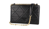 Prada Women's Black Leather Spectrum Shoulder Bag 1BD262