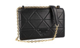 Prada Women's Black Leather Spectrum Shoulder Bag 1BD262