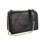 Prada Women's Black Leather Spectrum Shoulder Bag 1BD262