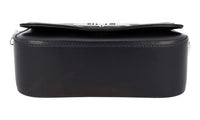 Prada Women's Black Leather Triangle Corsaire Shoulder Bag 1BD263