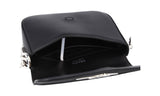 Prada Women's Black Leather Triangle Corsaire Shoulder Bag 1BD263