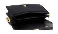 Prada Women's Black Leather Quilted Nappa Shoulder Bag 1BD333