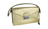Prada Women's 1BD924 Gold Saffiano Leather Leather Shoulder Bag