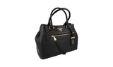 Prada Women's 1BG044 Black Leather Shopper