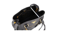 Prada Women's Black Leather Shopper 1BG044