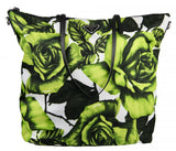 Prada Women's 1BG189 Green Textile Shopper