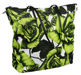Prada Women's Green Roses Shopper 1BG189