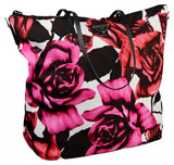 Prada Women's Red Roses Shopper 1BG189