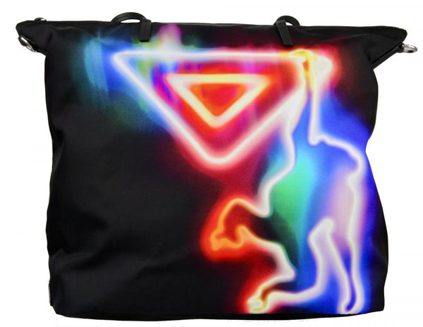Prada Women's 1BG189 Multicoloured Nylon Shopper