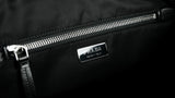 Prada Women's Black Brushed Spazzolato Leather Ouverture Shopper 1BG232