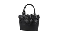 Prada Women's Black Leather Panier Bucket Shoulder Bag 1BG318