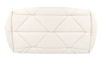 Prada Women's White Leather Padded Nappa Spectrum Shoulder Bag 1BG380