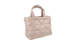 Prada Women's 1BG380 Beige Leather Shoulder Bag