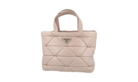 Prada Women's Beige Leather Padded Nappa Spectrum Shoulder Bag 1BG380