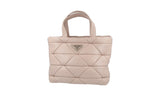 Prada Women's Beige Leather Padded Nappa Spectrum Shoulder Bag 1BG380