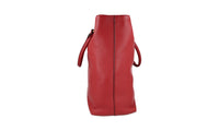 Prada Women's Red Leather Tote Shopper 1BG865