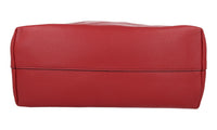 Prada Women's Red Leather Tote Shopper 1BG865