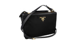Prada Women's 1BH046 Black Nylon Shoulder Bag