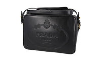 Prada Women's Black Leather Shoulder Bag 1BH089