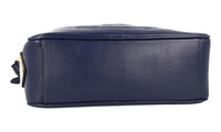 Prada Women's Blue Leather Shoulder Bag 1BH089