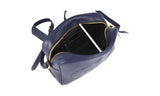 Prada Women's Blue Leather Logo Crossbody Shoulder Bag 1BH089