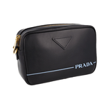 Prada Women's Black Leather Mirage Shoulder Bag 1BH093