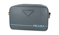 Prada Women's Grey Leather Mirage Shoulder Bag 1BH093
