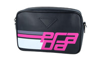 Prada Women's Black Leather Shoulder Bag 1BH093