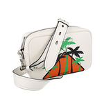 Prada Women's White Leather Shoulder Bag 1BH093