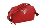 Prada Women's 1BH096 Red Leather Shoulder Bag