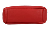 Prada Women's Red Leather Shoulder Bag 1BH096