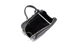 Prada Women's Black Leather Diagramme Shoulder Bag 1BH119