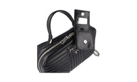 Prada Women's Black Leather Diagramme Shoulder Bag 1BH119