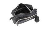 Prada Women's Black Leather Re-edition 2001 Shoulder Bag 1BH198