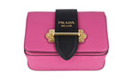 Prada Women's 1BL004 Pink Leather Shoulder Bag