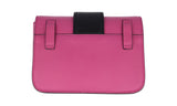 Prada Women's Pink Leather Cahier Shoulder Bag 1BL004