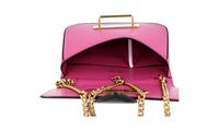 Prada Women's Pink Leather Cahier Shoulder Bag 1BL004