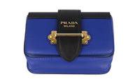 Prada Women's 1BL004 Blue Leather Shoulder Bag