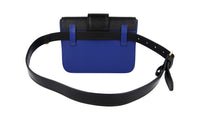 Prada Women's Blue Leather Cahier Shoulder Bag 1BL004