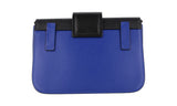 Prada Women's Blue Leather Cahier Shoulder Bag 1BL004