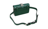 Prada Women's Green Leather Elektra Shoulder Bag 1BL020