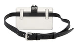 Prada Women's White Leather Elektra Shoulder Bag 1BL020