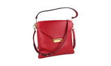 Prada Women's Red Leather Shoulder Bag 1BN015