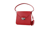 Prada Women's Red Saffiano Leather Shoulder Bag 1BN019