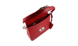 Prada Women's Red Saffiano Leather Shoulder Bag 1BN019