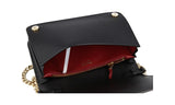 Prada Women's Black Saffiano Leather Shoulder Bag 1BP006