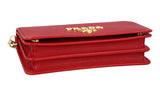 Prada Women's Red Saffiano Leather Shoulder Bag 1BP006