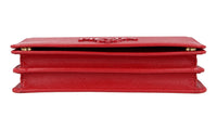 Prada Women's Red Saffiano Leather Shoulder Bag 1BP012